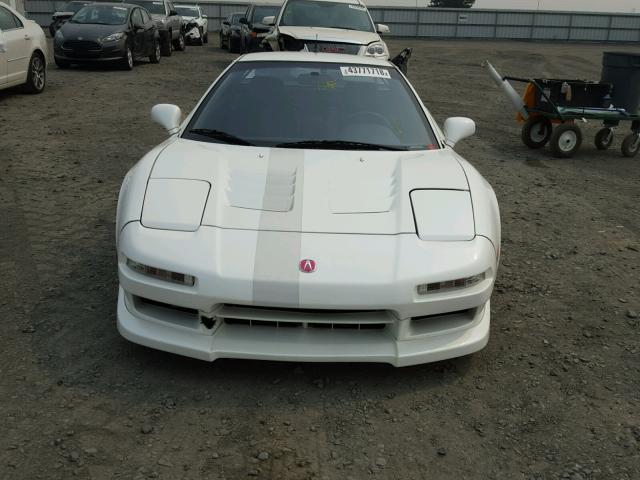 JH4NA1262MT001907 - 1991 ACURA NSX WHITE photo 9