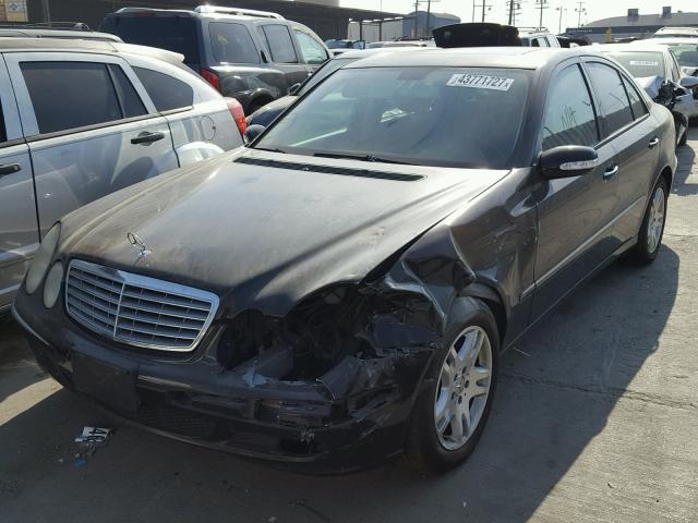 WDBUF56J06A785473 - 2006 MERCEDES-BENZ E 350 BLACK photo 2