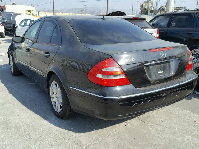 WDBUF56J06A785473 - 2006 MERCEDES-BENZ E 350 BLACK photo 3