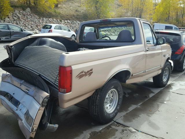 1FTEF14N7TLB35656 - 1996 FORD F150 GOLD photo 4