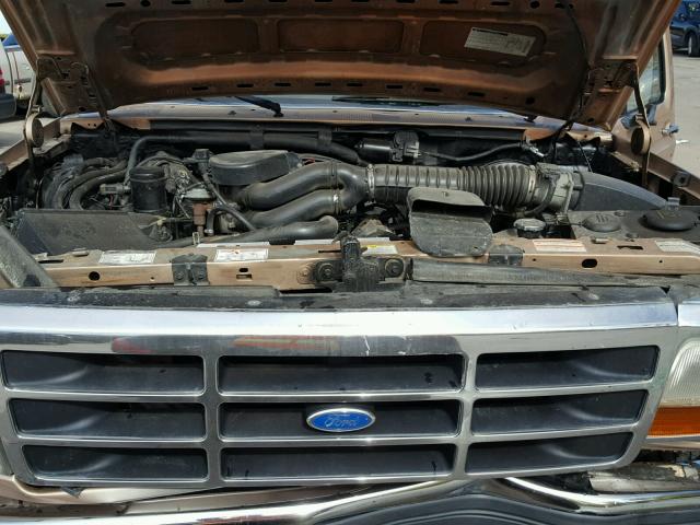 1FTEF14N7TLB35656 - 1996 FORD F150 GOLD photo 7