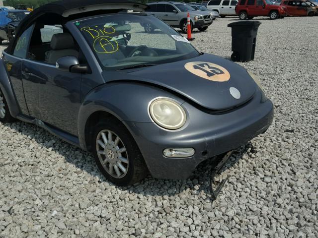 3VWCM31Y95M310818 - 2005 VOLKSWAGEN NEW BEETLE 灰色 照片 9