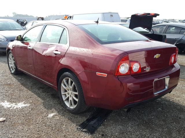 1G1ZK57758F268481 - 2008 CHEVROLET MALIBU LTZ 栗色 照片 3