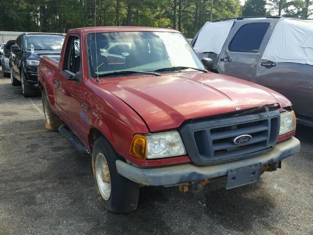 1FTYR10D24PB64140 - 2004 FORD RANGER MAROON photo 1