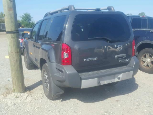 5N1AN0NW9EN813734 - 2014 NISSAN XTERRA X GRAY photo 3