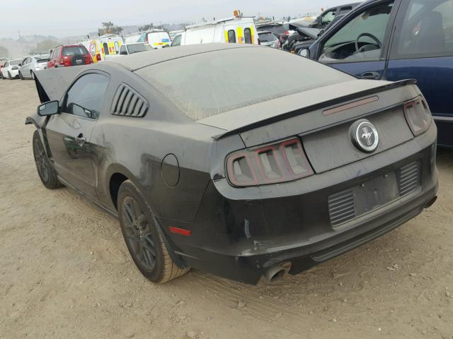 1ZVBP8AM8E5299586 - 2014 FORD MUSTANG BLACK photo 3