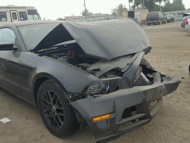 1ZVBP8AM8E5299586 - 2014 FORD MUSTANG BLACK photo 9