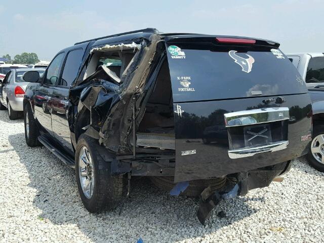 1GKFC16038R113094 - 2008 GMC YUKON XL C BLACK photo 3