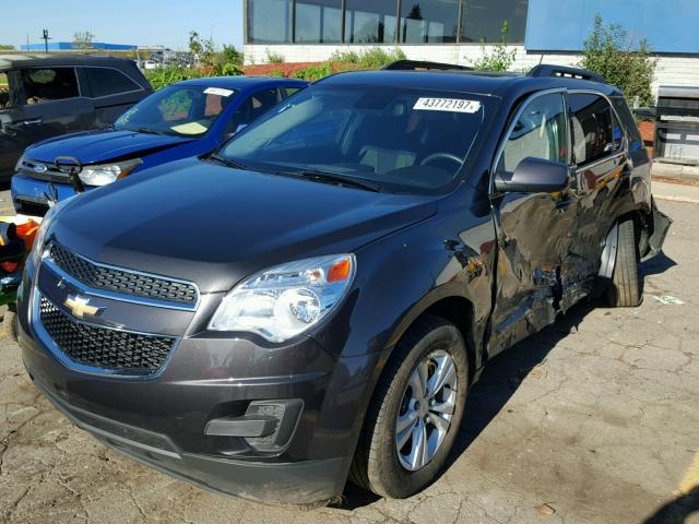 1GNALBEK1FZ137283 - 2015 CHEVROLET EQUINOX CHARCOAL photo 2