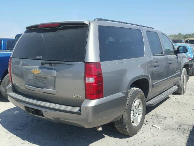 3GNFC16047G302161 - 2007 CHEVROLET SUBURBAN C GRAY photo 4