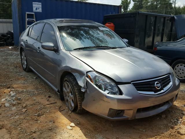 1N4BA41EX8C800070 - 2008 NISSAN MAXIMA SE SILVER photo 1