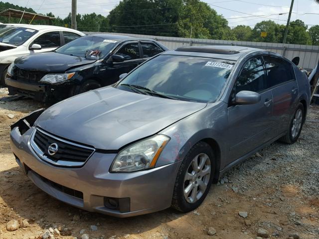 1N4BA41EX8C800070 - 2008 NISSAN MAXIMA SE SILVER photo 2