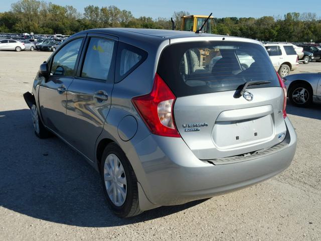 3N1CE2CP0EL415965 - 2014 NISSAN VERSA NOTE GRAY photo 3