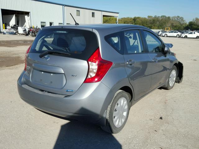 3N1CE2CP0EL415965 - 2014 NISSAN VERSA NOTE GRAY photo 4