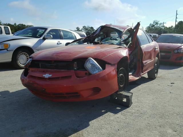 1G1JF52F237255223 - 2003 CHEVROLET CAVALIER RED photo 2