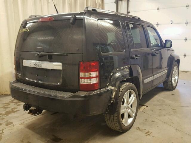 1J4PN2GK6BW543625 - 2011 JEEP LIBERTY BLACK photo 4