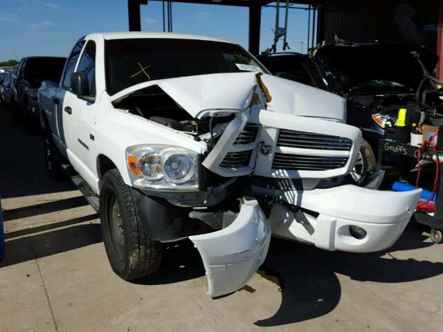 1D7HA18257J632692 - 2007 DODGE RAM 1500 S WHITE photo 1