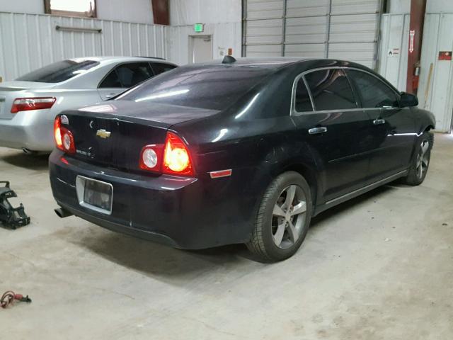 1G1ZC5E00CF222486 - 2012 CHEVROLET MALIBU 1LT BLACK photo 4