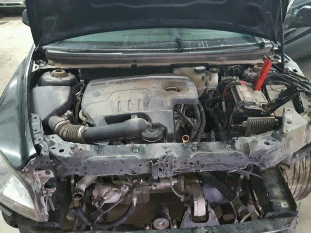 1G1ZC5E00CF222486 - 2012 CHEVROLET MALIBU 1LT BLACK photo 7