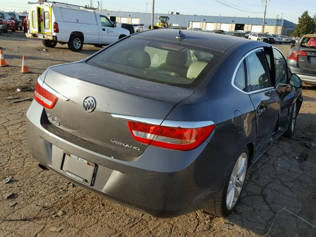 1G4PS5SK2D4211425 - 2013 BUICK VERANO GRAY photo 4