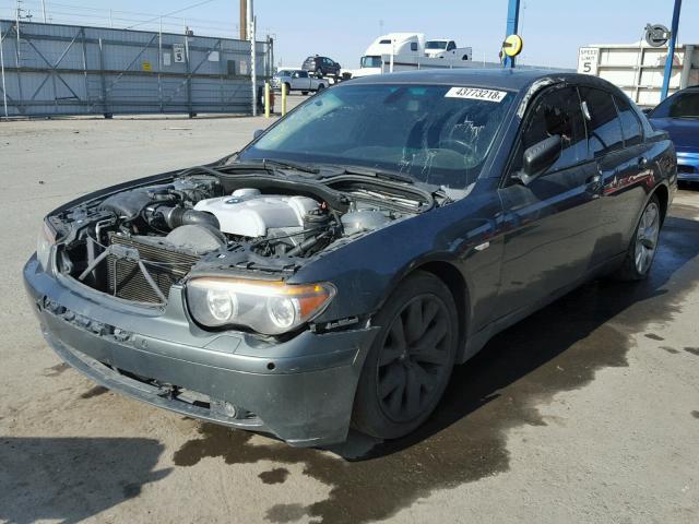 WBAGL63464DP68830 - 2004 BMW 745 I CHARCOAL photo 2