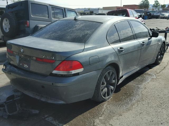 WBAGL63464DP68830 - 2004 BMW 745 I CHARCOAL photo 4