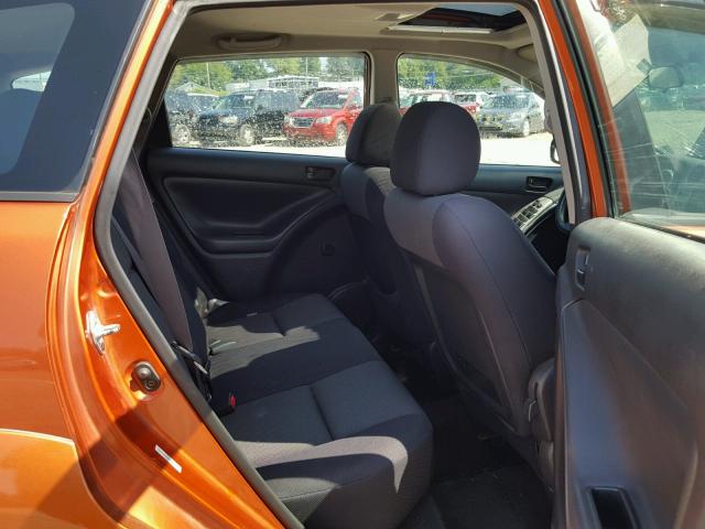 5Y2SL62814Z410412 - 2004 PONTIAC VIBE ORANGE photo 6