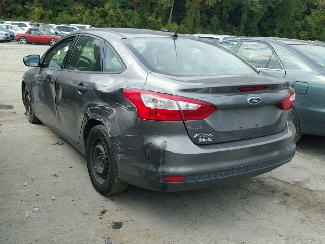 1FADP3E24DL368037 - 2013 FORD FOCUS S GRAY photo 3