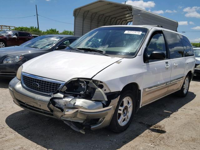 2FMZA52431BA83176 - 2001 FORD WINDSTAR S WHITE photo 2