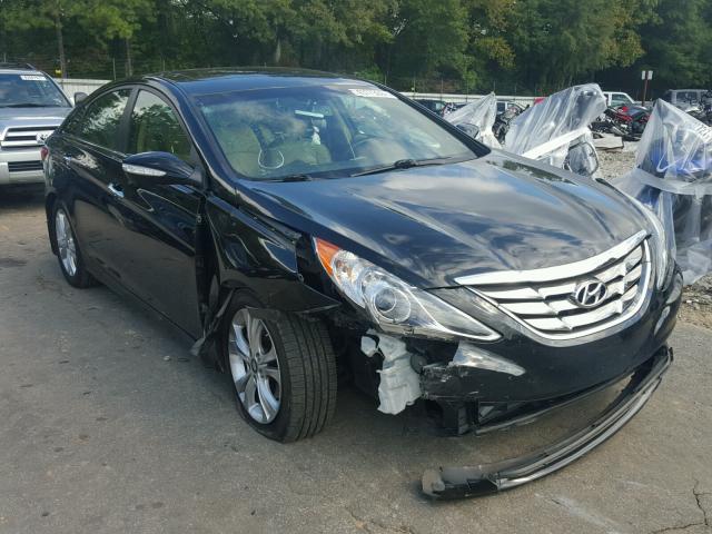 5NPEC4AC4DH580360 - 2013 HYUNDAI SONATA SE BLACK photo 1