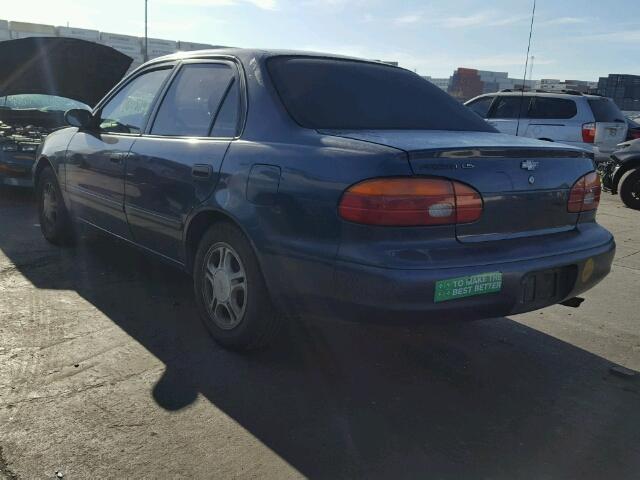 1Y1SK5281YZ434823 - 2000 CHEVROLET GEO PRIZM 蓝色 照片 3