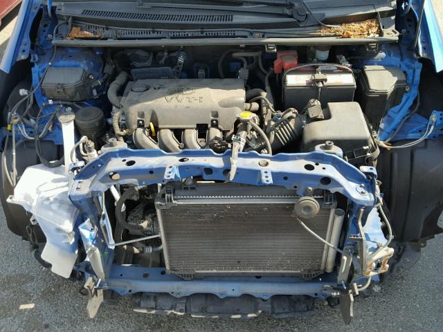 JTDKTUD39DD560349 - 2013 TOYOTA YARIS BLUE photo 7