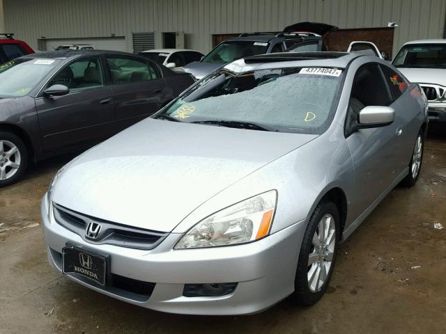 1HGCM82636A003352 - 2006 HONDA ACCORD SILVER photo 2