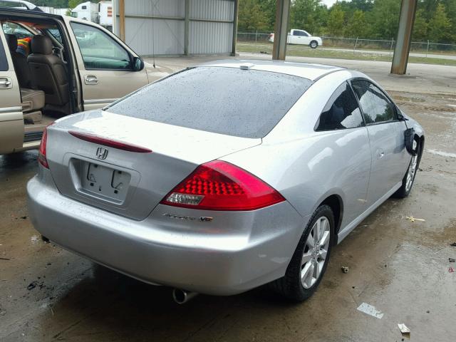 1HGCM82636A003352 - 2006 HONDA ACCORD SILVER photo 4