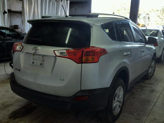 JTMZFREV4FJ040504 - 2015 TOYOTA RAV4 SILVER photo 4