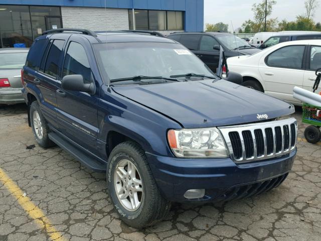 1J4GW48SX2C313627 - 2002 JEEP GRAND CHER BLUE photo 1