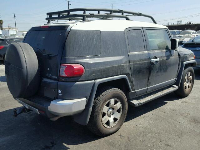 JTEZU11F570001378 - 2007 TOYOTA FJ CRUISER BLACK photo 4