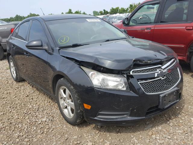 1G1PF5S96B7149313 - 2011 CHEVROLET CRUZE LT BLACK photo 1