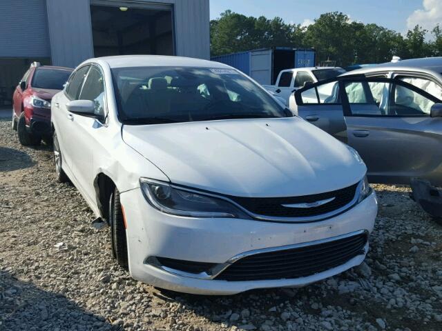 1C3CCCAB5FN640260 - 2015 CHRYSLER 200 LIMITE WHITE photo 1