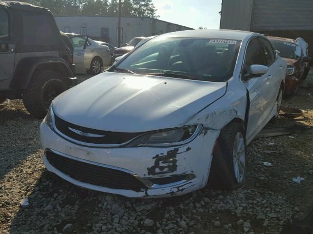 1C3CCCAB5FN640260 - 2015 CHRYSLER 200 LIMITE WHITE photo 2