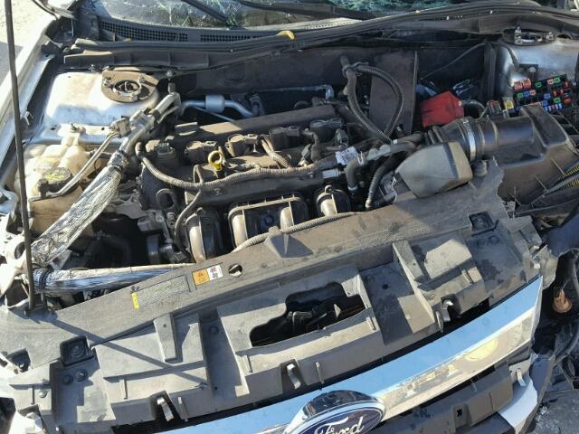 3FAHP0JA7BR340843 - 2011 FORD FUSION SEL SILVER photo 7