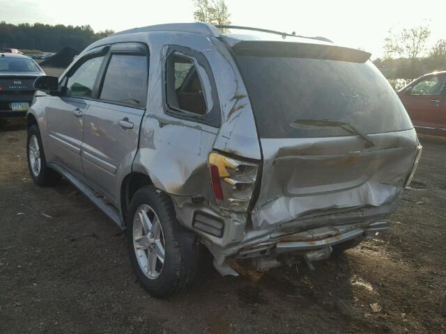 2CNDL73F266156828 - 2006 CHEVROLET EQUINOX LT SILVER photo 3