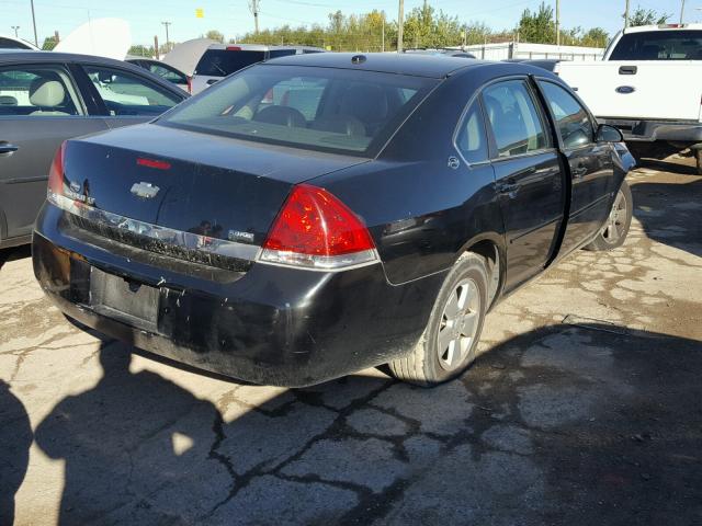 2G1WT58KX79288252 - 2007 CHEVROLET IMPALA LT BLACK photo 4