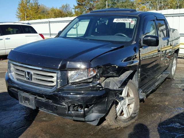 5FPYK1F53EB004288 - 2014 HONDA RIDGELINE BLACK photo 2