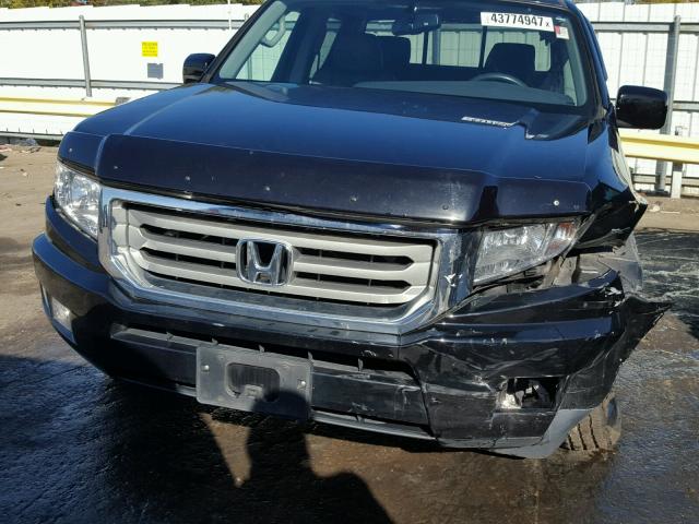 5FPYK1F53EB004288 - 2014 HONDA RIDGELINE BLACK photo 9