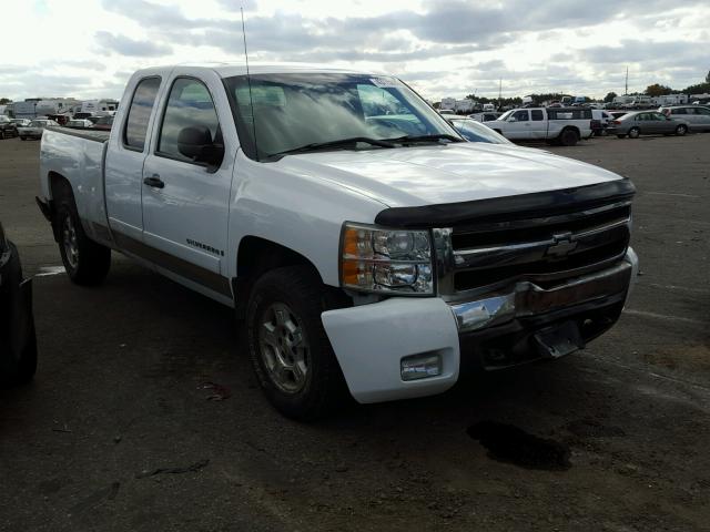 1GCEK19018Z254395 - 2008 CHEVROLET SILVERADO WHITE photo 1