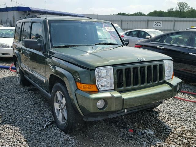 1J8HH48K06C297814 - 2006 JEEP COMMANDER GREEN photo 1