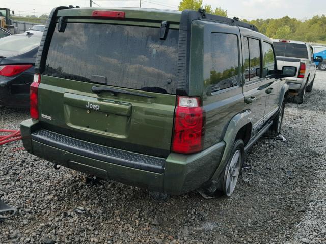1J8HH48K06C297814 - 2006 JEEP COMMANDER GREEN photo 4