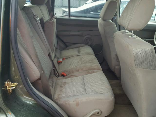 1J8HH48K06C297814 - 2006 JEEP COMMANDER GREEN photo 6