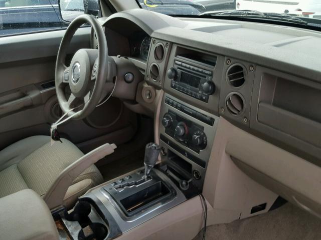 1J8HH48K06C297814 - 2006 JEEP COMMANDER GREEN photo 9